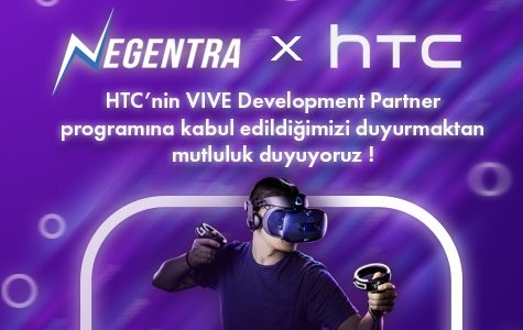 HTC'nin VIVE Geliştirme Ortağı programına kabul edildik!