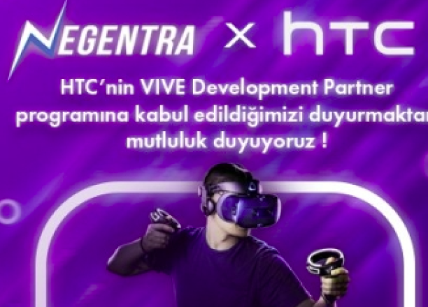 HTC'nin VIVE Geliştirme Ortağı programına kabul edildik!